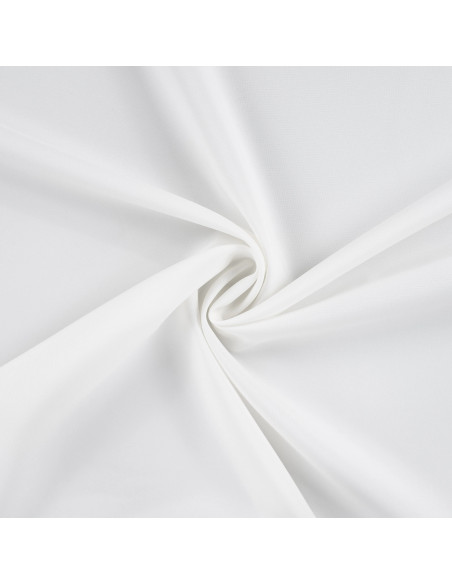 Tissu, Burlington Uni, Blanc, Laize 150 cm, 100% Polyester 165g/m²