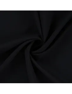 Tissu, Burlington Uni, Noir Intense, Laize 150 cm, 100% Polyester 165g/m²