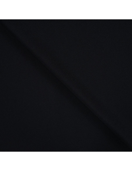 Tissu, Burlington Uni, Noir Intense, Laize 150 cm, 100% Polyester 165g/m²
