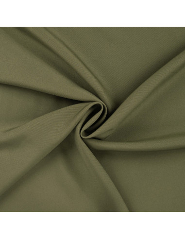 Tissu, Burlington Uni, Kaki, Laize 150 cm, 100% Polyester 165g/m²