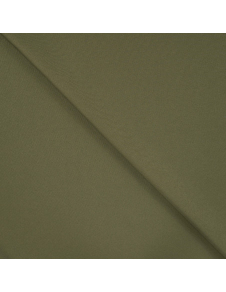 Tissu, Burlington Uni, Kaki, Laize 150 cm, 100% Polyester 165g/m²