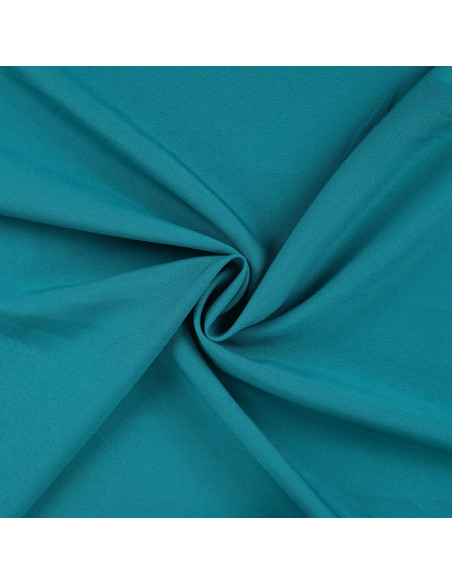 Tissu, Burlington Uni, Bleu Pétrole, Laize 150 cm, 100% Polyester 165g/m²