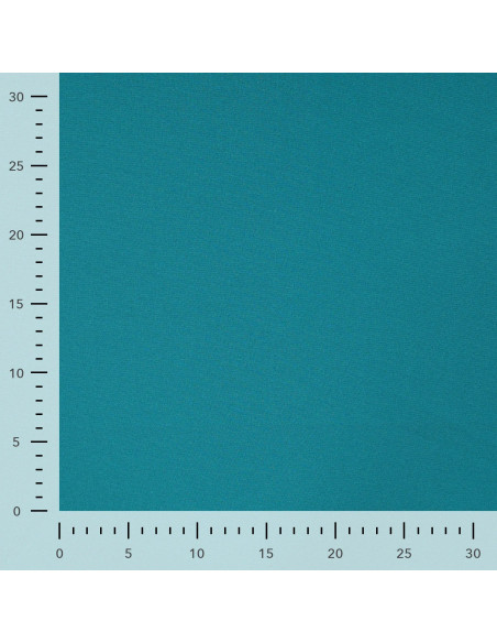 Tissu, Burlington Uni, Bleu Pétrole, Laize 150 cm, 100% Polyester 165g/m²