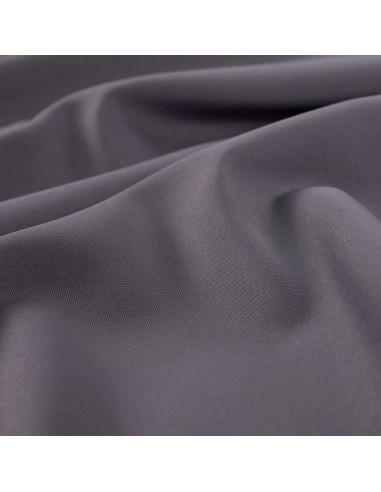 Tissu, Burlington Uni, Gris Moyen, Laize 150 cm, 100% Polyester 165g/m²