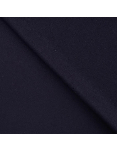 Tissu, Jersey Milano Uni, Bleu Marine, Laize 150 cm, Viscose Stretch Oeko-Tex