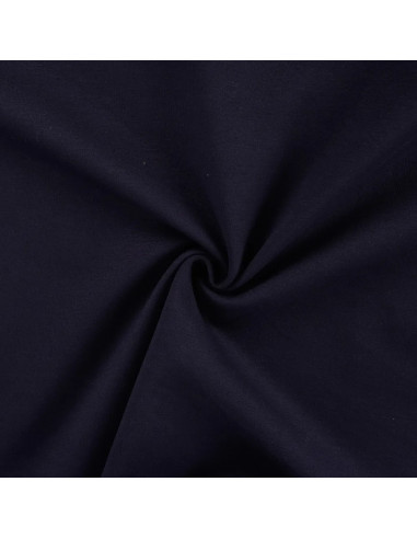 Tissu, Jersey Milano Uni, Bleu Marine, Laize 150 cm, Viscose Stretch Oeko-Tex