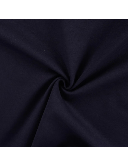 Tissu, Jersey Milano Uni, Bleu Marine, Laize 150 cm, Viscose Stretch Oeko-Tex