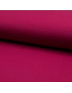 Tissu, Jersey Milano Uni, Framboise, Laize 150 cm, Viscose Stretch Oeko-Tex