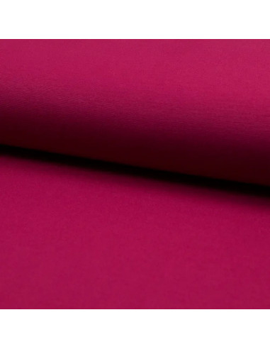 Tissu, Jersey Milano Uni, Framboise, Laize 150 cm, Viscose Stretch Oeko-Tex