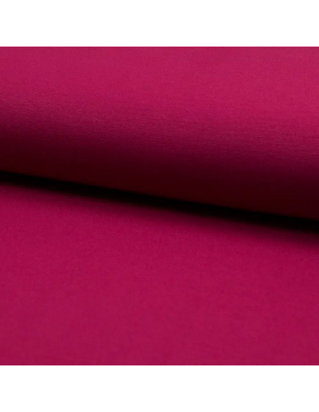 Tissu, Jersey Milano Uni, Framboise, Laize 150 cm, Viscose Stretch Oeko-Tex