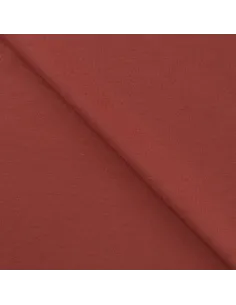 Tissu, Jersey Milano (Ponte de Roma) Uni, Terracotta, Laize 150 cm, Viscose Stretch Oeko-Tex 2