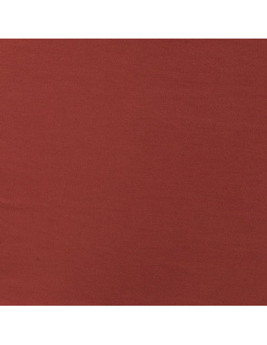 Tissu, Jersey Milano (Ponte de Roma) Uni, Terracotta, Laize 150 cm, Viscose Stretch Oeko-Tex