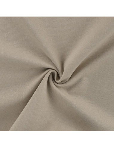Tissu, Jersey Milano (Ponte de Roma) Uni, Sable, Laize 150 cm, Viscose Stretch Oeko-Tex