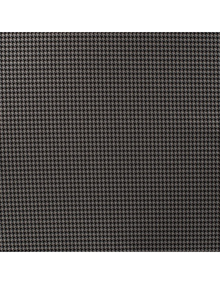 Tissu, Jersey Pieds de Poule, Noir et Argenté, Laize 150 cm, Viscose Polyamide Spandex