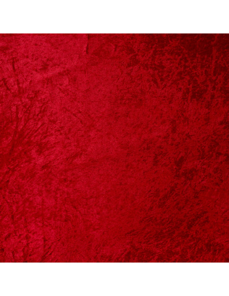 Tissu, Panne de Velours Unie, Rouge Écarlate, Laize 150 cm, 100% Polyester 165g/m²