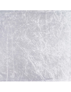 Tissu, Panne de Velours Unie, Blanc, Laize 150 cm, 100% Polyester 165g/m² 2