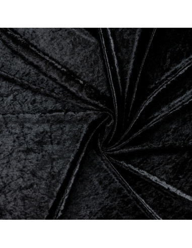 Panne de velours, noir
