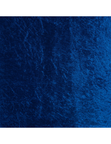 Tissu, Panne de Velours Unie, Bleu Roi, Laize 150 cm, 100% Polyester 165g/m²