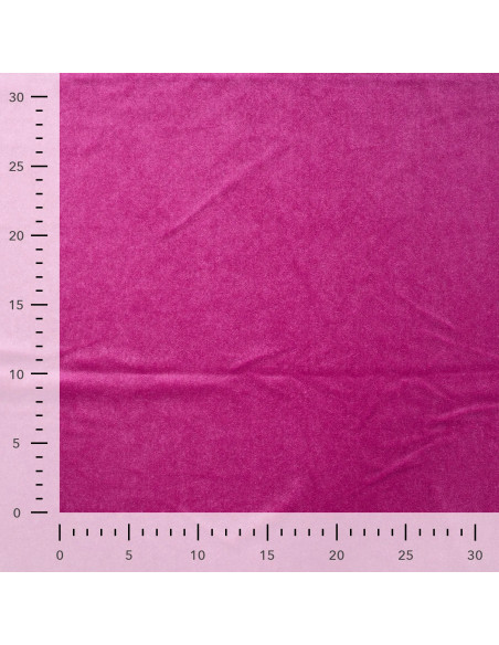 Tissu, Velours Kitty Ras, Cyclamen, Laize 150 cm, 90% Polyester 10% Spandex 250g/m²