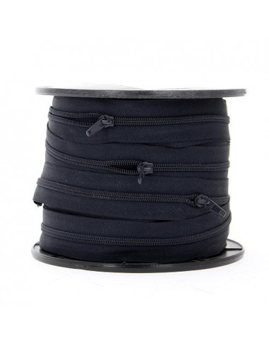 Fermeture Eclair au mètre, 5,8mm, bleu marine