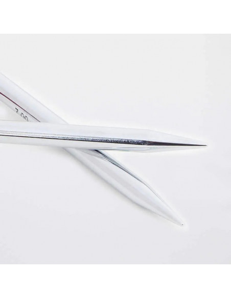 Aiguilles à tricoter circulaires, Nova metal, 50cm, Ø 7mm, gris