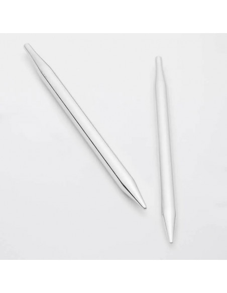 Aiguilles à tricoter circulaires, interchangeables, Nova metal, Ø 7mm, gris