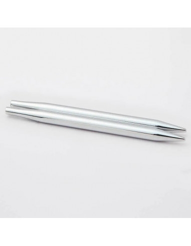 Aiguilles à tricoter circulaires, interchangeables, Nova metal, Ø 7mm, gris