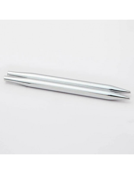 Aiguilles à tricoter circulaires, interchangeables, Nova metal, Ø 7mm, gris