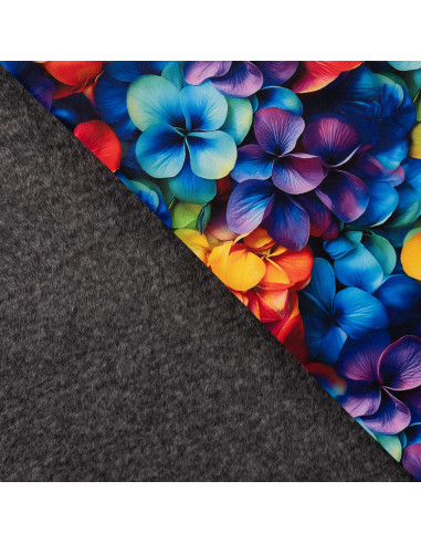 Sweat épais, impression digitale, pensées