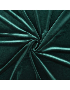 Velours kitty, ras, vert sapin