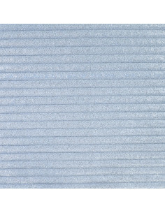 Polaire doudou binky, glitter, côtelée, bleu clair