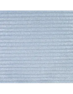 Tissu, Polaire Doudou Binky Côtelée Glitter, Bleu Ciel, Laize 150 cm, 100% Polyester 300g/m²