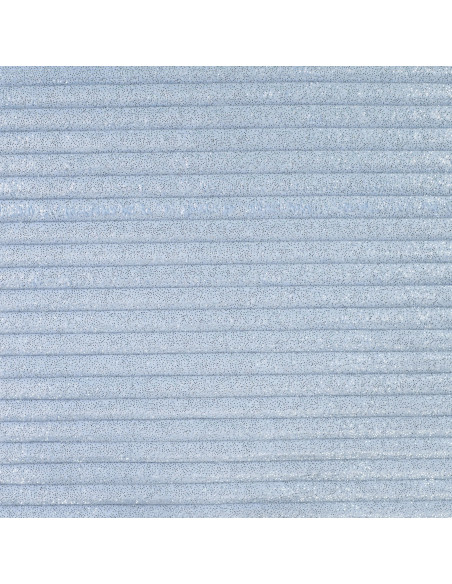Tissu, Polaire Doudou Binky Côtelée Glitter, Bleu Ciel, Laize 150 cm, 100% Polyester 300g/m²