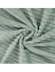 Polaire doudou binky, glitter, côtelée, vert clair 2