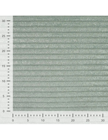 Tissu, Polaire Doudou Binky Côtelée Glitter, Vert Clair, Laize 150 cm, 100% Polyester 300g/m²