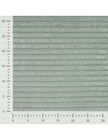 Tissu, Polaire Doudou Binky Côtelée Glitter, Vert Clair, Laize 150 cm, 100% Polyester 300g/m²