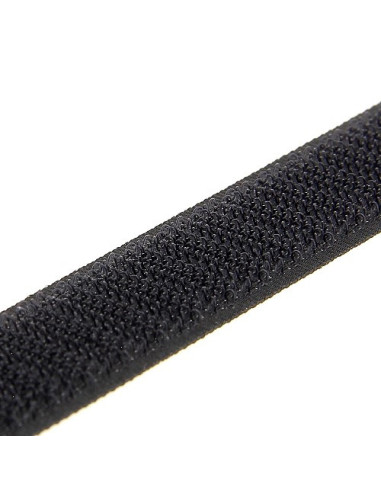 Auto-agrippant à coudre, coté crochets, 20mm, noir