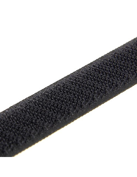 Auto-agrippant à coudre, coté crochets, 20mm, noir