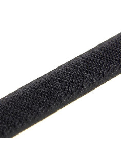 Auto-agrippant à coudre, coté velours, 20mm, noir