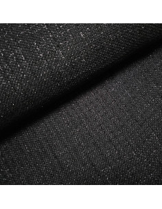 Tissu style Chanel, noir