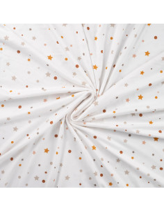 Flanelle jersey, étoiles et pois 2