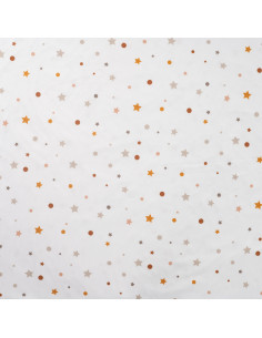 Flanelle jersey, étoiles et pois