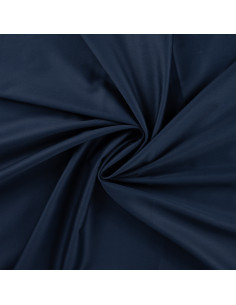 Satin de coton uni, bleu marine