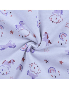 Sweat envers fourrure, cheval et arc-en-ciel 2