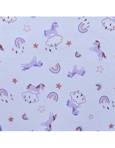 Sweat envers fourrure, cheval et arc-en-ciel