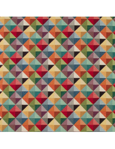 Jacquard gobelin, diamants multicolores