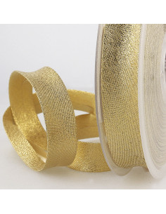 Biais métallique, 27mm, doré
