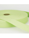Sangle coton, 30mm, vert clair