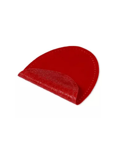Renforts imitation daim, thermocollant, 9,5 x 14,5 cm, rouge