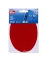 Renforts imitation daim, thermocollant, 9,5 x 14,5 cm, rouge